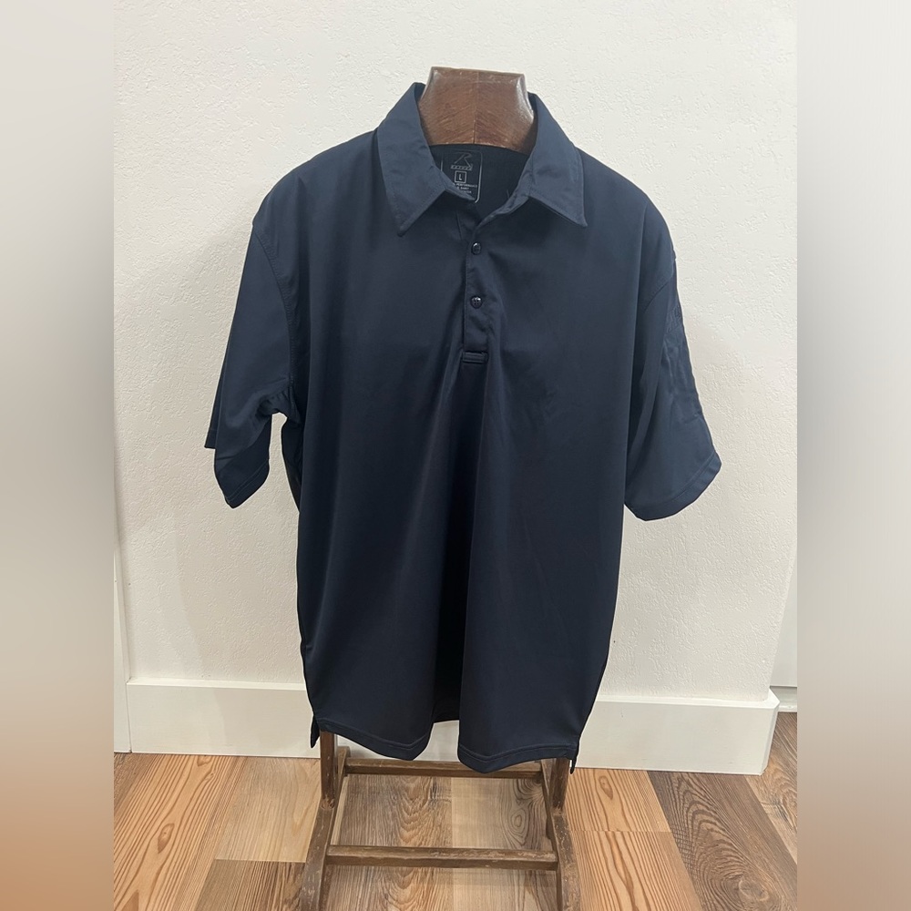 ROTHCO TACTICAL PERFORMANCE POLO SHIRT NAVY SIZE LARGE